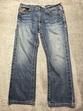 Ariat Men’s Faded Blue Straight Jeans
